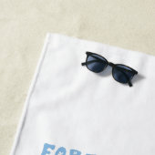 Jagen von Sonnenuntergängen für immer Strandtuch (Beispiel)