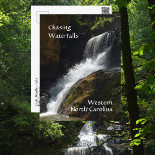 Jagen Wasserfälle Western North Carolina Foto Postkarte
