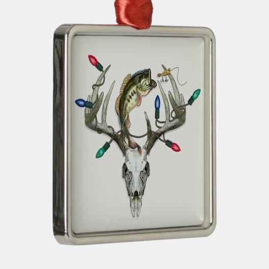 Jagen Weihnachtslicht Ornament Aus Metall (Rechts)