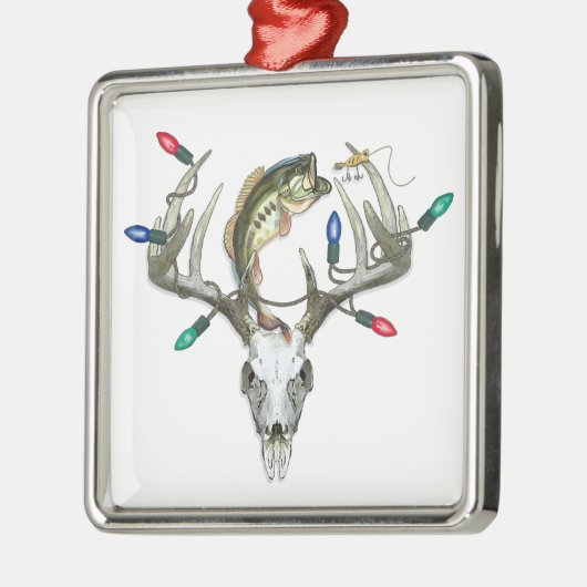 Jagen Weihnachtslicht Ornament Aus Metall (Links)