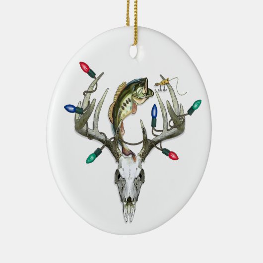 Jagen Weihnachtslicht Weihnachtslicht Metallschmuc Keramik Ornament (Rechts)