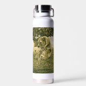 Jagende Löwin Trinkflasche (Rückseite)