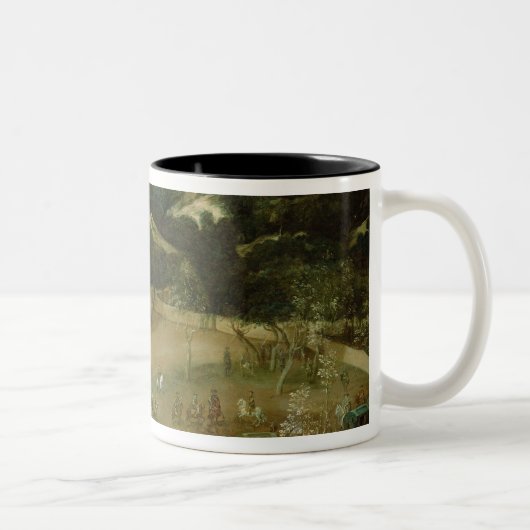 Jagender wilder Eber Philip IV, c.1632-7 Zweifarbige Tasse (Rechts)