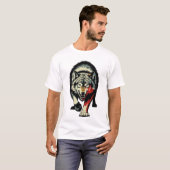 Jagender Wolf T-Shirt (Vorne ganz)