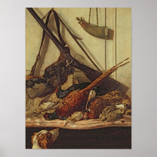Jagentrophäen Claude Monets , 1862 Poster