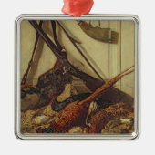 Jagentrophäen Claude Monets |, 1862 Silbernes Ornament (Vorne)