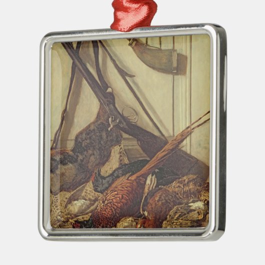 Jagentrophäen Claude Monets |, 1862 Silbernes Ornament (Links)