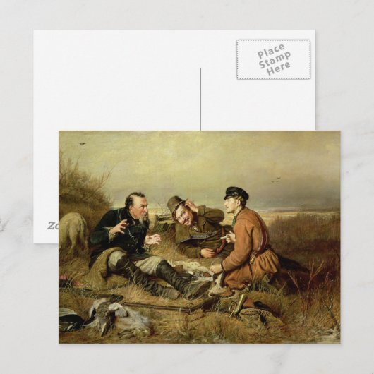 Jäger, 1816 postkarte (Vorne/Hinten)