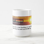 Jäger am Sonnenaufgang kühlen heraus Kaffeetasse (Mittel)
