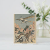 Jäger aus einem Flugzeug in Texas Postkarte (Stehend Vorderseite)