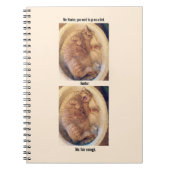 Jäger benötigt nicht Ihr shaming Notizblock (Vorderseite)