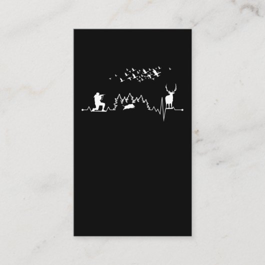 Jäger Boar Hunter Sauen Hirsch Jagd Duck Visitenkarte (Vorderseite)