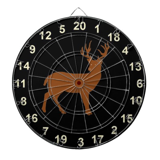 Jäger Buck Stehend Dart Board 4 Dartscheibe (vorne)