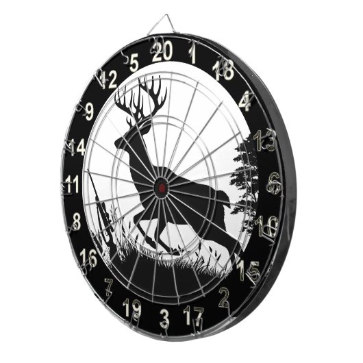 Jäger Buck Stehend Dart Board 4 Dartscheibe (Vorderseite rechts)