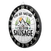 Jäger Buck Stehende Dart Board 5 Dartscheibe (Vorderseite rechts)