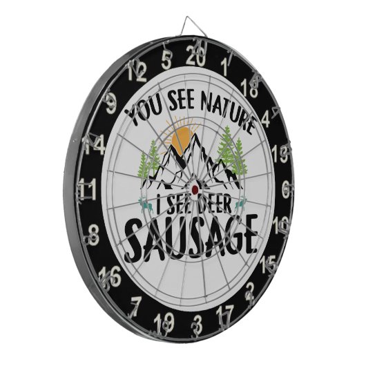 Jäger Buck Stehende Dart Board 5 Dartscheibe (Vorderseite Links)