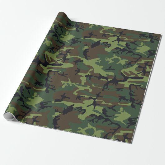 Jäger-Camouflage-Geschenk Geschenkpapier (Ungerollt)