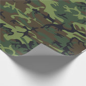 Jäger-Camouflage-Geschenk Geschenkpapier (Ecke)