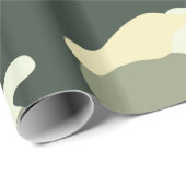 Jäger-Camouflage oder Tarnungs-Muster Geschenkpapier (Rolleneckpunkt)