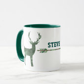 Jäger-Camouflage-Rotwild-Tasse Tasse (Vorderseite Links)