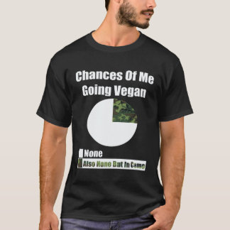 Jäger Chancen, dass ich vegan jage  1 T-Shirt