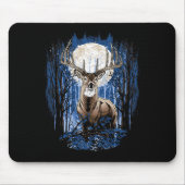 Jäger Deer Jagd Big Whitetail Buck Mousepad (Vorne)