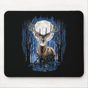 Jäger Deer Jagd Big Whitetail Buck Mousepad