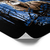 Jäger Deer Jagd Big Whitetail Buck Poster (Ecke)