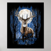 Jäger Deer Jagd Big Whitetail Buck Poster (Vorne)