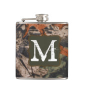 Jäger der Camouflage Camouf Monogram Whiskey Flask Flachmann (Vorderseite)