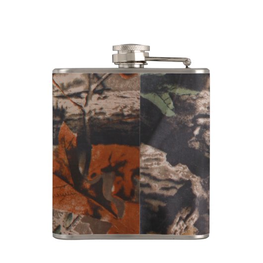Jäger der Camouflage Camouf Monogram Whiskey Flask Flachmann (Rückseite)
