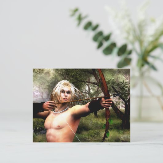 Jäger der Ethros Postkarte (Stehend Vorderseite)