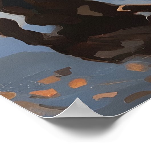 Jäger der Jagdsaison Poster (Ecke)