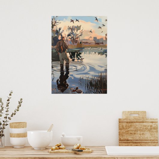 Jäger der Jagdsaison Poster (Küche)