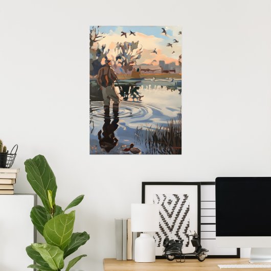 Jäger der Jagdsaison Poster (Heimbüro)