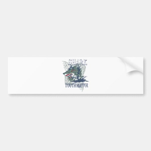 JÄGER DES HAIFISCH-TOOH AUTOAUFKLEBER (Vorne)
