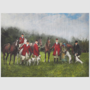 Jäger - Die Foxjagd - Tally-ho 1924 Seidenpapier
