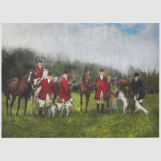 Jäger - Die Foxjagd - Tally-ho 1924 Seidenpapier