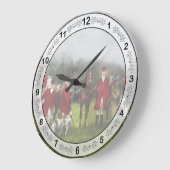 Jäger - die Fuchsjagd - Tally-ho 1924 Große Wanduhr (Winkel)