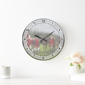 Jäger - die Fuchsjagd - Tally-ho 1924 Große Wanduhr (Zuhause)