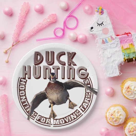 Jäger , Entenjagdpapier-Teller Pappteller (Party)