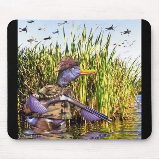 Jäger-EntenMausunterlage Mousepad (Vorne)