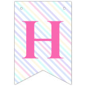 Jäger Fahnen glücklich zum Geburtstag. Wimpelkette (Zweite Fahne)