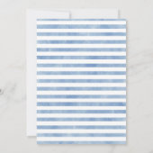 Jäger Fahnen Noah's Ark Boys 1. Geburtstag Einladung (Rückseite)