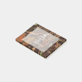 Jäger-Fall-Tarnung behalten Ruhe Ihr Text Post-it Klebezettel (angewinkelt)