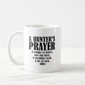 Jäger-Gebet Lustiger Becher Kaffeetasse (Links)
