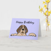 Jäger Geburtskarte Karte (Gelbe Blume)