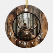 Jäger-Gedenkjahr Keramik Ornament (Vorne)