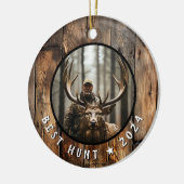 Jäger-Gedenkjahr Keramik Ornament (Links)