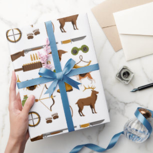 Jäger-Geschenkpapier, Jagd-Geschenkverpackung Geschenkpapier